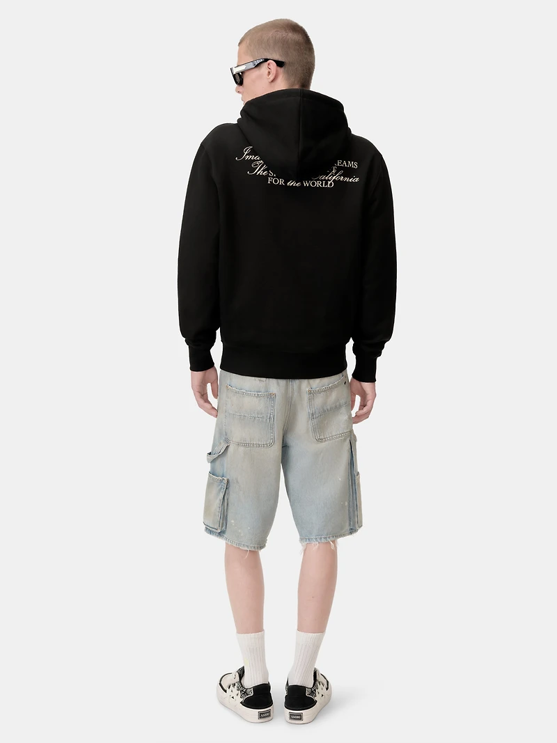 AMIRI SPIRIT ZIP HOODIE - Black