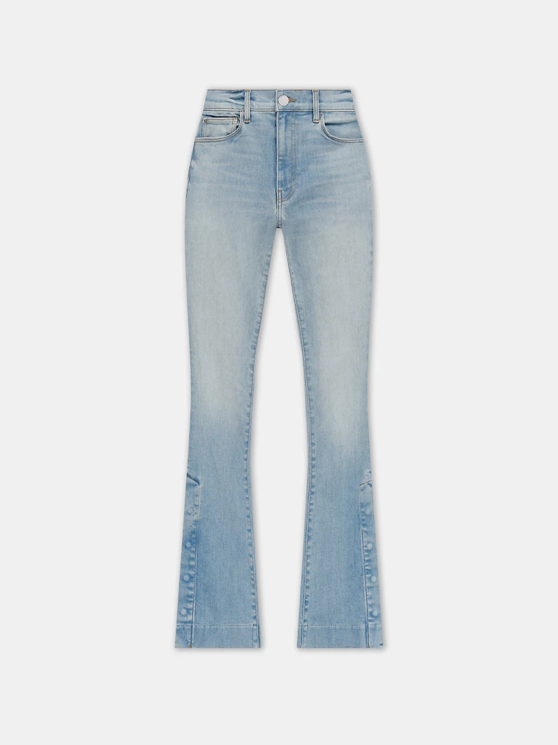 WOMEN - WOMEN'S KICK FLARE Light Indigo