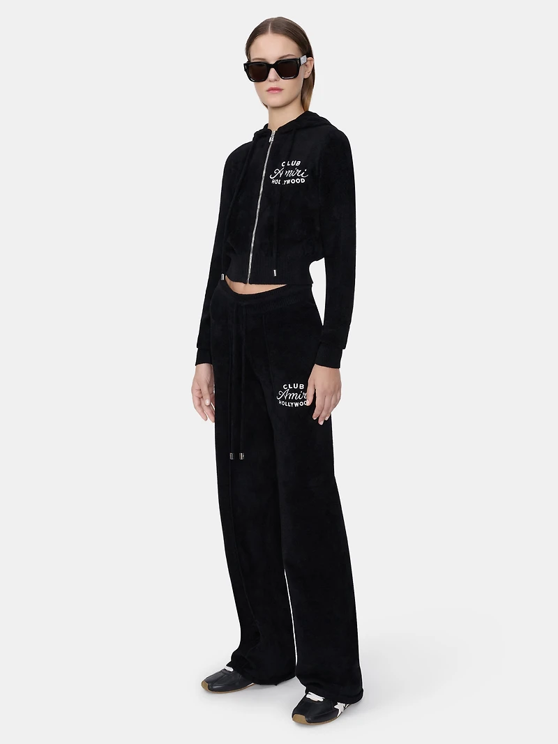 WOMEN - WOMEN'S CLUB AMIRI SWEATPANT BLACK