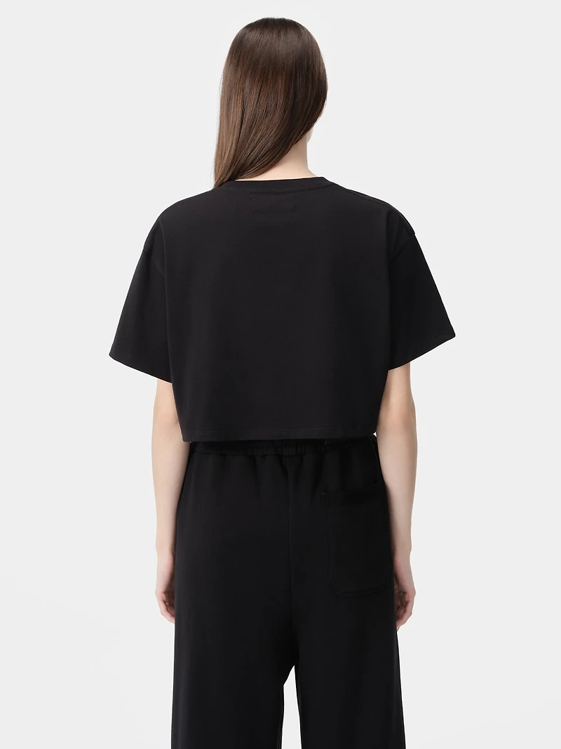 WOMEN - WOMEN'S ARTS DISTRICT CROPPED TEE Black