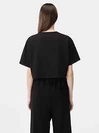 WOMEN - WOMEN'S ARTS DISTRICT CROPPED TEE Black