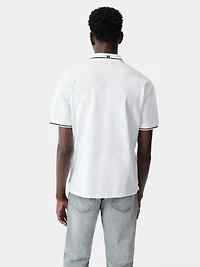 MA CORE LOGO POLO - White