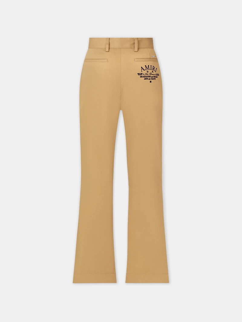 CHINO KICK FLARE - SEPIA TINT