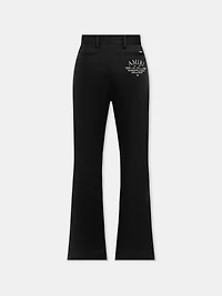 CHINO KICK FLARE - BLACK