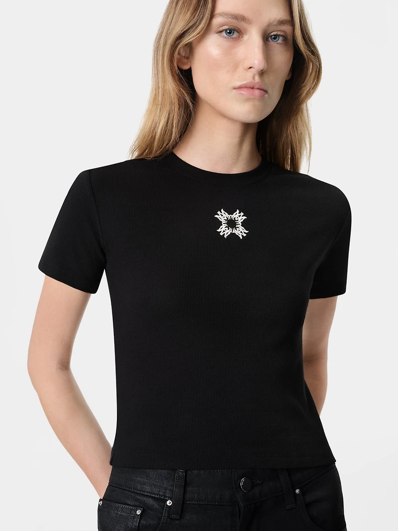 WOMEN - WOMEN'S MA QUAD BABY TEE Black