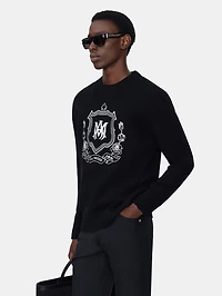 MA CREST CREW - BLACK