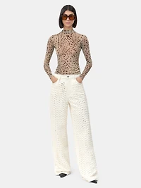 WOMEN - WOMEN'S DEER LONG SLEEVE TOP Dark Brown