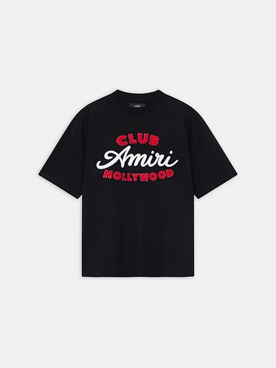 CLUB AMIRI OVERSIZED TEE - BLACK