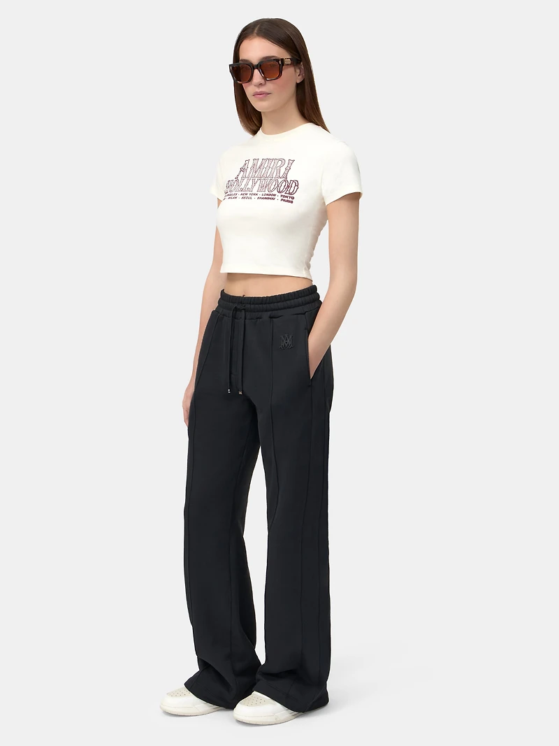 WOMEN - WOMEN'S AMIRI HOLLYWOOD BABY TEE Linen