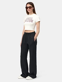 WOMEN - WOMEN'S AMIRI HOLLYWOOD BABY TEE Linen