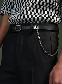 MA 2CM CHAIN BELT - Black Nickel