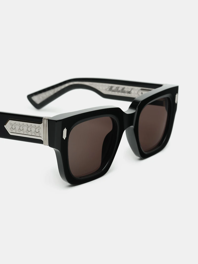 MULHOLLAND SUNGLASSES - Black Silver