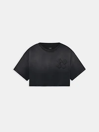 WOMEN - WOMEN'S MA QUAD CROPPED TEE Black