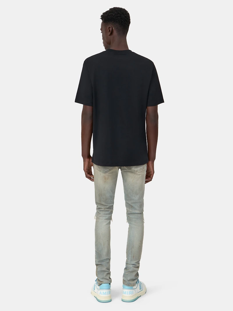 VARSITY PATCH TEE - Black