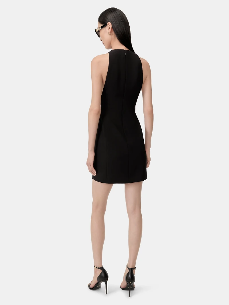 WOMEN - WOMEN'S SLIT MINI DRESS Black
