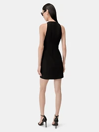 WOMEN - WOMEN'S SLIT MINI DRESS Black
