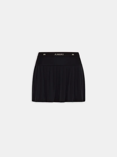 WOMEN - WOMEN'S MA QUAD PLEATED MINI SKIRT Black