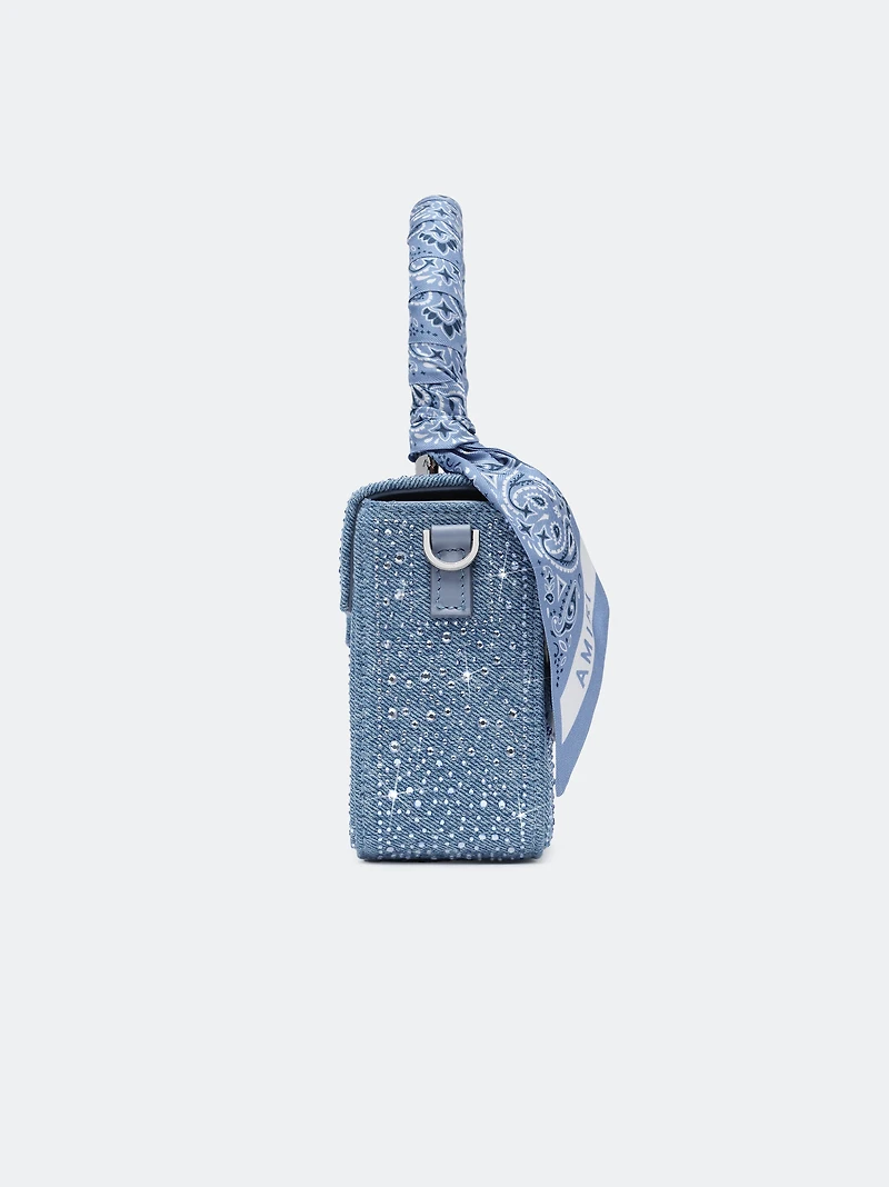 WOMEN - WOMEN'S CRYSTAL DENIM MICRO MA BAG - True Blue