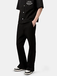 CHINO KICK FLARE - BLACK