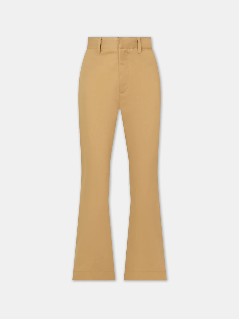 CHINO KICK FLARE - SEPIA TINT