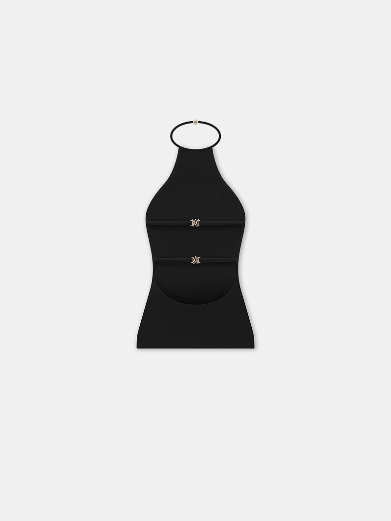 WOMEN - WOMEN'S HALTER TOP Black
