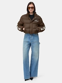 WOMEN - WOMEN'S BONES CROPPED DOWN JACKET Dark Brown