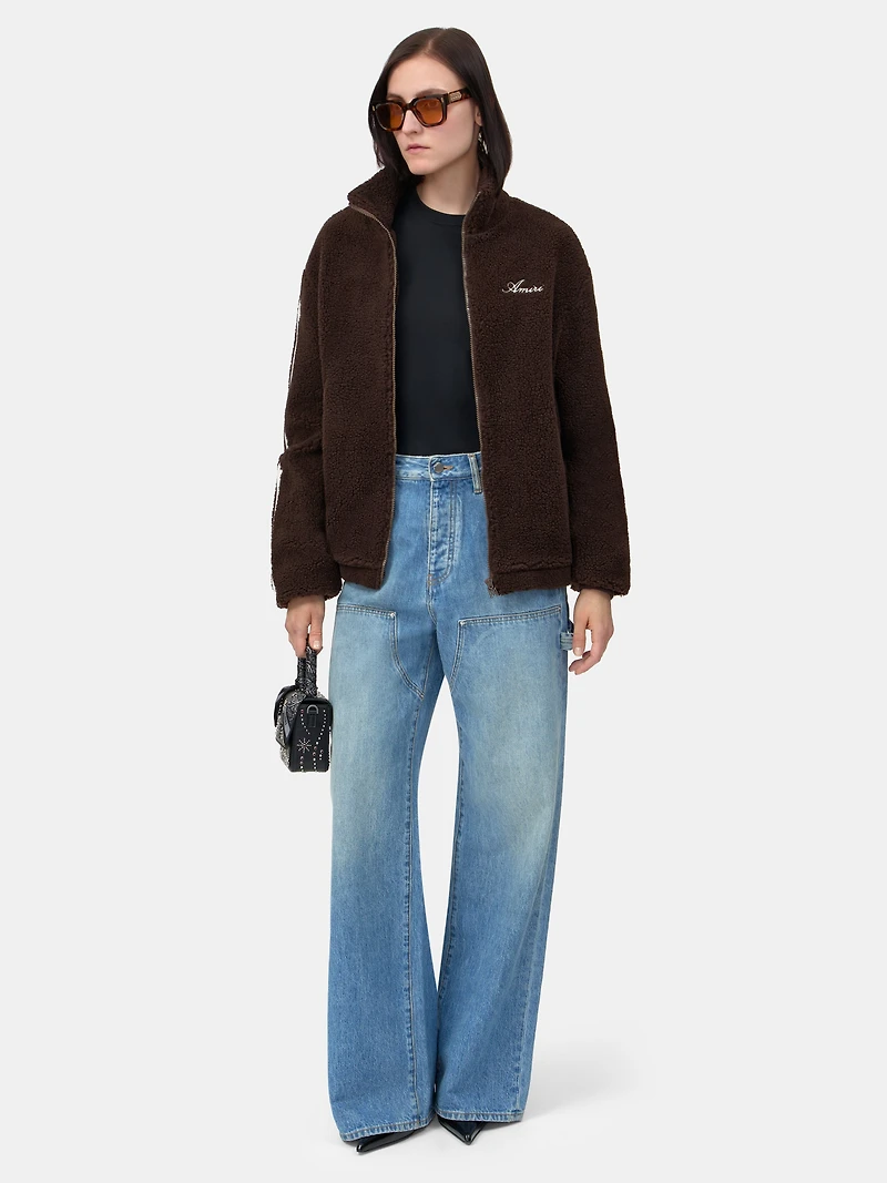 WOMEN - WOMEN'S BONES FLEECE JACKET DARK BROWN