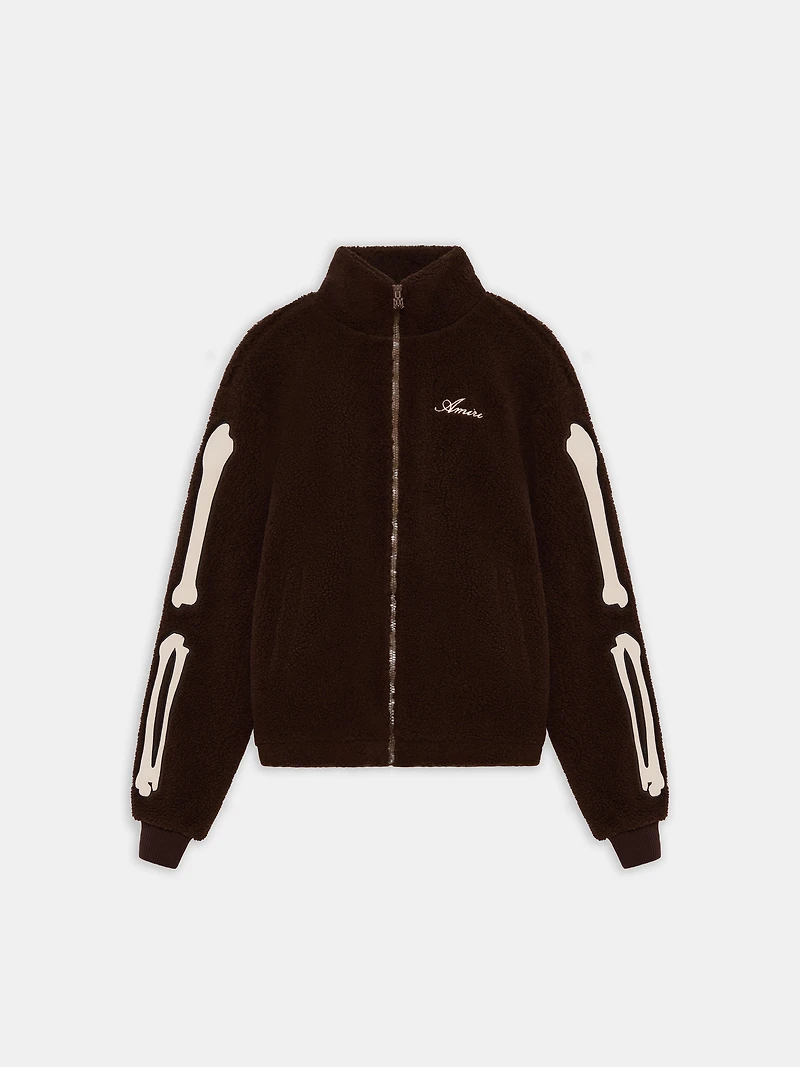 WOMEN - WOMEN'S BONES FLEECE JACKET DARK BROWN