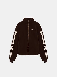 WOMEN - WOMEN'S BONES FLEECE JACKET DARK BROWN