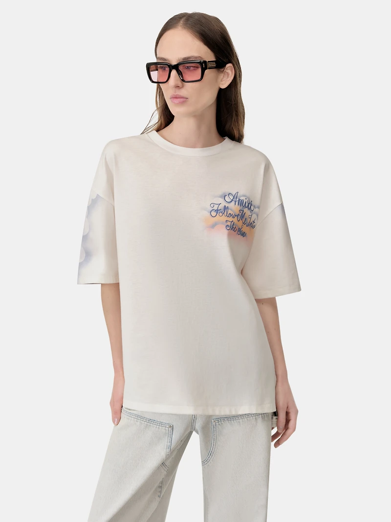 WOMEN - WOMEN'S FOLLOW ME OVERSIZED TEE Ivory