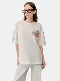 WOMEN - WOMEN'S FOLLOW ME OVERSIZED TEE Ivory