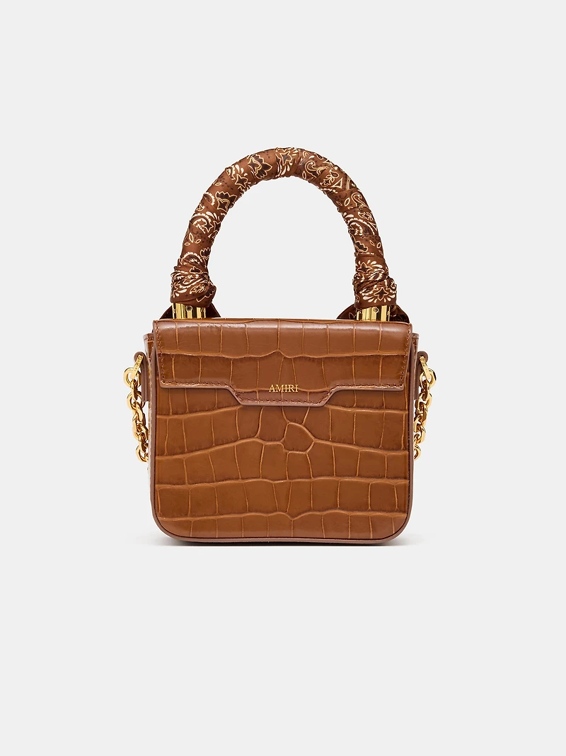 WOMEN - WOMEN'S CROC EMOSSED MICRO MA BAG