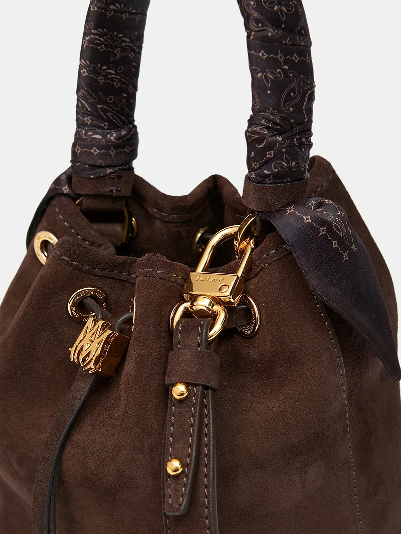 WOMEN - WOMEN'S MICRO MA BUCKET BAG - Dark Brown