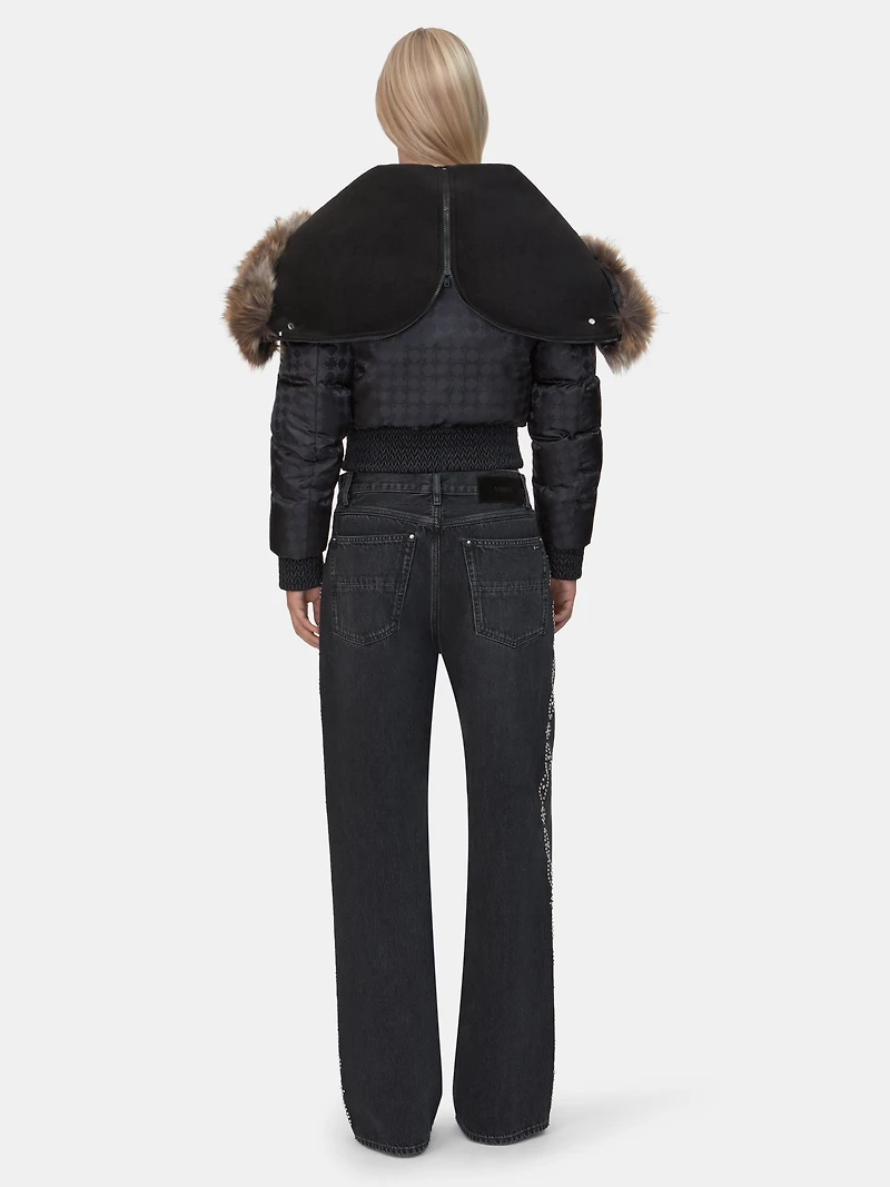 WOMEN - WOMEN'S MA QUAD HOODED DOWN JACKET Black
