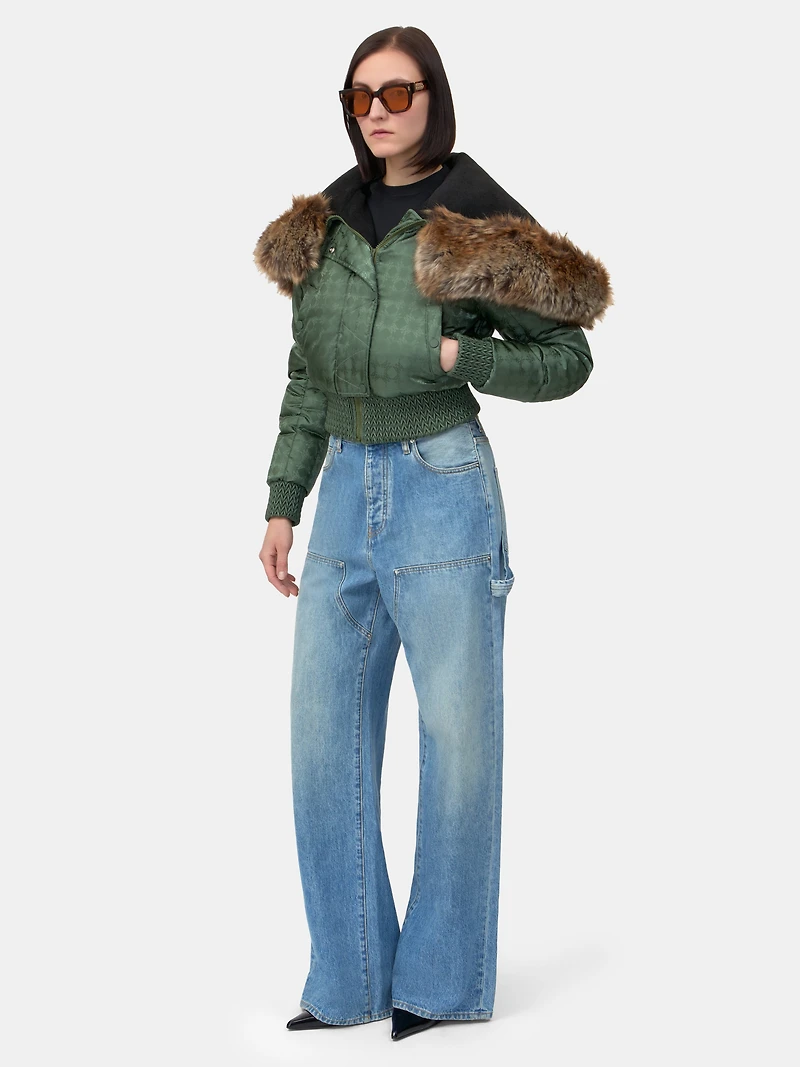 WOMEN - WOMEN'S MA QUAD HOODED DOWN JACKET Dark Sage