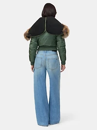 WOMEN - WOMEN'S MA QUAD HOODED DOWN JACKET Dark Sage