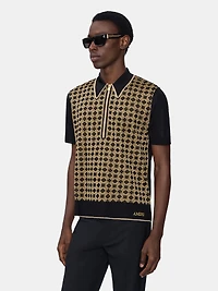 MA QUAD ZIP POLO - BLACK