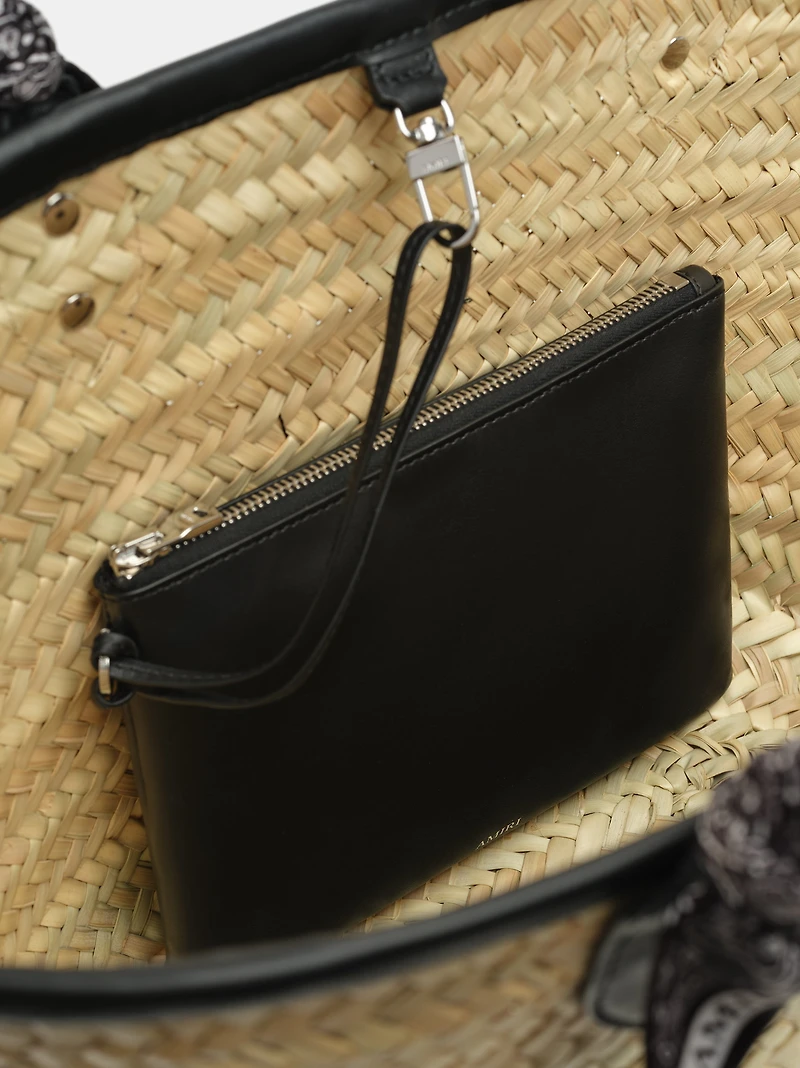 WOMEN - WOMEN'S MA RAFFIA MACRO TOTE - Black