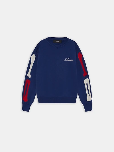 KIDS - KIDS' BONES SWEATER Midnight Blue