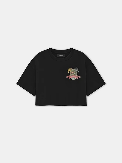 WOMEN - WOMEN'S MA PARADISE CROPPED TEE Black
