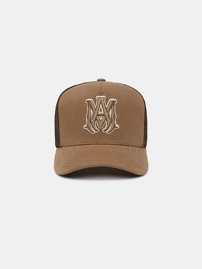 MA OUTLINE TRUCKER HAT - Malt