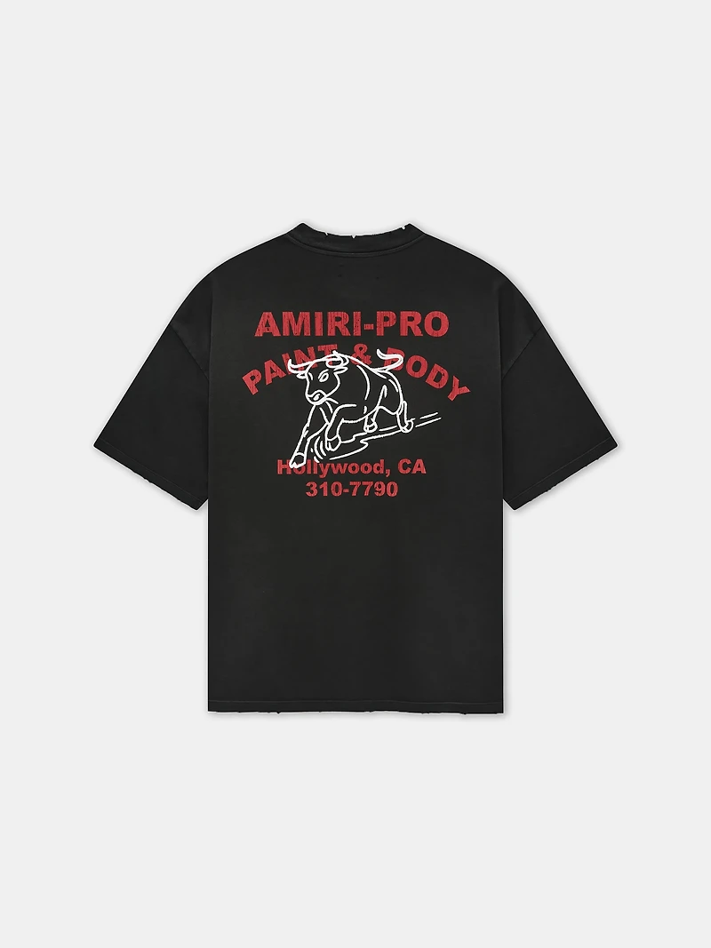 AMIRI BULL OVERSIZED TEE - Black