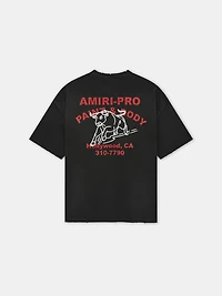 AMIRI BULL OVERSIZED TEE - Black