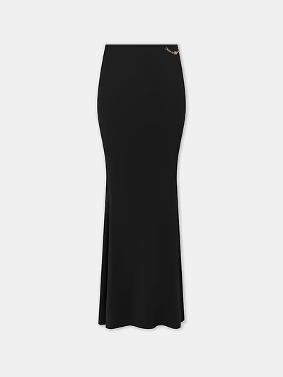 WOMEN - WOMEN'S MAXI SKIRT Black