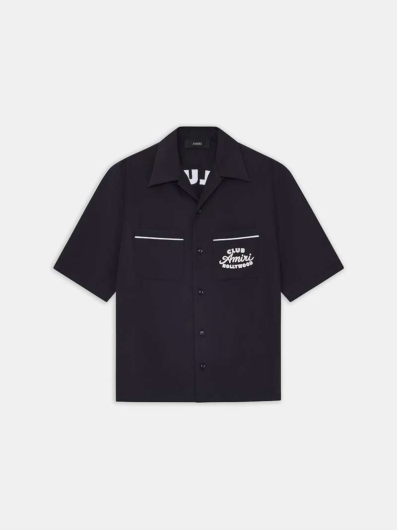 CLUB AMIRI CAMP SHIRT - BLACK