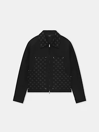 MA QUAD JACQUARD WORK JACKET - Black