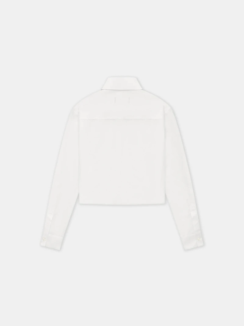 WOMEN - WOMEN'S AMIRI POPLIN SHIRT Alabaster