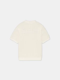 AMIRI CROCHET MESH TSHIRT - Ivory