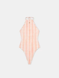 WOMEN - WOMEN'S MA QUAD HALTER NECK ONE PIECE Malibu Peach