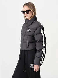 WOMEN - WOMEN'S BONES CROPPED DOWN JACKET Black
